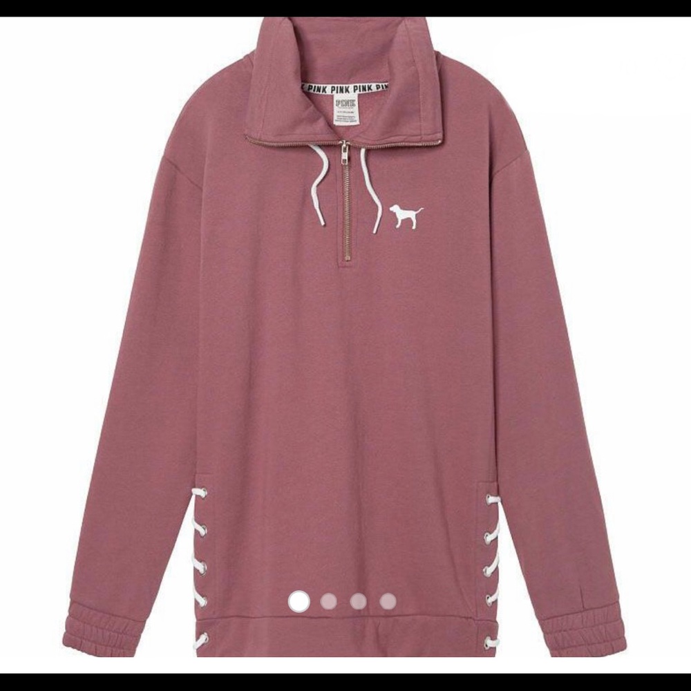 PINK VS pullover used once NO STAINS